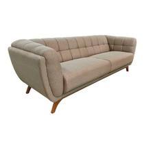Sofá 2 Lugares Coin Living 200cm Linho Bege Claro - Sallar Home Sofá 2 Lugares Coin Living 200cm Linho Bege Claro - Sallar Home