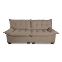 Sofá 2 Lugares Coliseu Bouclê Marrom - King House