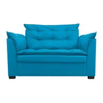 Sofá 2 Lugares Confortável Compacto Decorativo Para Sala de Estar Estofado Dandara Suede Diversas Cores