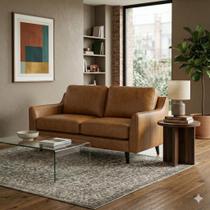 Sofá 2 Lugares Couro Natural Alto Padrão de quallidade