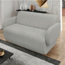 Sofá 2 Lugares Decorativo 148cm Túlio Madeira Bouclê K01 - D Rossi