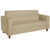 Sofá 2 Lugares Denver Suede Bege - Amarena Móveis