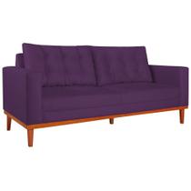 Sofá 2 Lugares Dubai Suede Roxo - Amarena Móveis