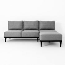 Sofá 2 Lugares e 1 Chaise Boreal CabeCasa MadeiraOriginals Sofá 2 Lugares e 1 Chaise Boreal CabeCasa MadeiraOriginals