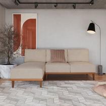 Sofá 2 Lugares e 1 Chaise Boreal CabeCasa MadeiraOriginals Sofá 2 Lugares e 1 Chaise Boreal CabeCasa MadeiraOriginals