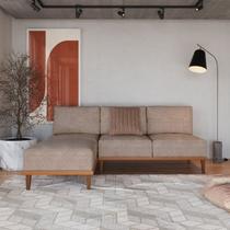 Sofá 2 Lugares e 1 Chaise Boreal CabeCasa MadeiraOriginals Sofá 2 Lugares e 1 Chaise Boreal CabeCasa MadeiraOriginals