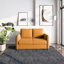 Sofá 2 Lugares em Veludo Orquídea CabeCasa MadeiraOriginals Amarelo Sofá 2 Lugares em Veludo Orquídea CabeCasa MadeiraOriginals Amarelo