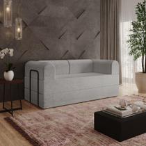 Sofá 2 Lugares Estofado D-Plus 160 cm Monaco