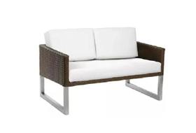 Sofá 2 Lugares Fibra Sintetica Area Externa Interna Varias