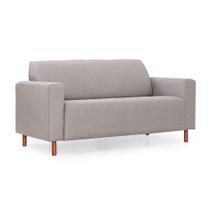 Sofá 2 Lugares Herval Elos, Linho Café com Leite, 158 cm