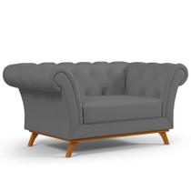 Sofá 2 Lugares Império 150 Cm Corano Cinza C-03