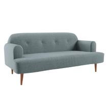 Sofá 2 Lugares Kiev Linho Cinza 165 cm Sofá 2 Lugares Kiev Linho Cinza 165 cm