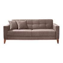 Sofá 2 Lugares Kivik Capitonê Caqui