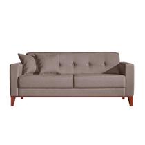 Sofá 2 lugares Kivik Poliéster Botonê Caqui