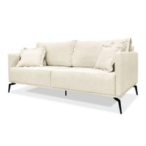 Sofá 2 Lugares Lazio Linho Rústico Natural