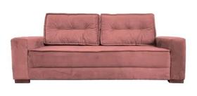 Sofá 2 Lugares Luxo Giza Suede Rosa