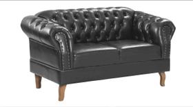 Sofá 2 lugares Namoradeira Chesterfield Capitonê