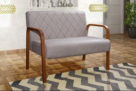 Sofá 2 Lugares Namoradeira Lara Decoração Sala Quarto Recepção Sofá 2 Lugares Namoradeira Lara Decoração Sala Quarto Recepção