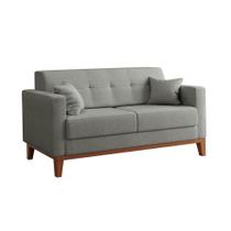 Sofá 2 Lugares Narvik Linho Cinza