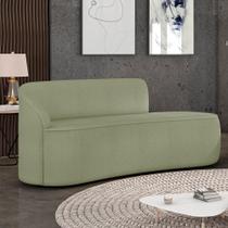 Sofá 2 Lugares Orgânico 140 cm Morgan Bouclê Pistache Sofá 2 Lugares Orgânico 140 cm Morgan Bouclê Pistache