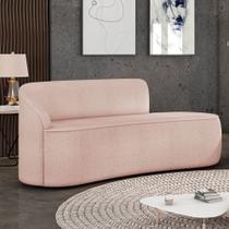 Sofá 2 Lugares Orgânico 140 cm Morgan Bouclê Rosê Sofá 2 Lugares Orgânico 140 cm Morgan Bouclê Rosê