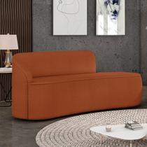 Sofá 2 Lugares Orgânico 140 cm Morgan Bouclê Terra Sofá 2 Lugares Orgânico 140 cm Morgan Bouclê Terra