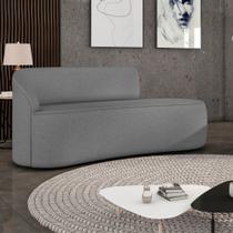 Sofá 2 Lugares Orgânico 140 cm Morgan Linho Grafite Sofá 2 Lugares Orgânico 140 cm Morgan Linho Grafite