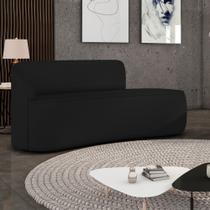 Sofá 2 Lugares Orgânico 140 cm Morgan Linho Preto Sofá 2 Lugares Orgânico 140 cm Morgan Linho Preto