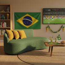 Sofá 2 Lugares Orgânico 160cm Morgan Napoli Hidrorepelente D03 - D Rossi Sofá 2 Lugares Orgânico 160cm Morgan Napoli Hidrorepelente D03 - D Rossi