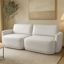 Sofá 2 Lugares Orgânico 214cm Modulado para Sala Brumma Bouclê K01 - D'Rossi - D Rossi