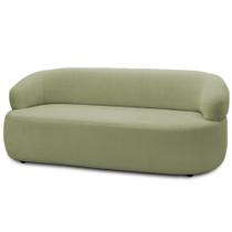 Sofá 2 Lugares Orgânico Sala de Estar Living 140cm Carmen F04 Bouclê Verde Oliva - Lyam Decor Sofá 2 Lugares Orgânico Sala de Estar Living 140cm Carmen F04 Bouclê Verde Oliva - Lyam Decor