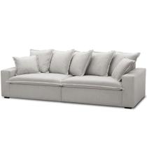 Sofá 2 Lugares Para Sala de Estar Living 200cm Arbane F04 Linho Mescla - Lyam Decor