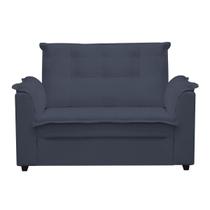 Sofá 2 Lugares Pequeno 1,40m Marrocos ISA ESTOFADOS Cor:Preto