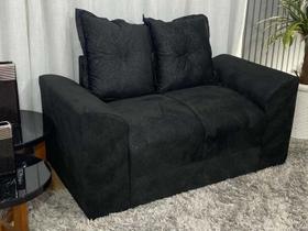 Sofá 2 Lugares Preto 601 Porto Sofá 2 Lugares Preto 601 Porto