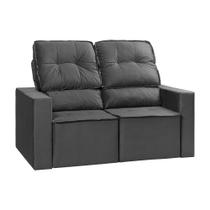 Sofá 2 lugares Retrátil e Reclinável Chicago 1,50M C/Molas - Veludo