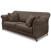 Sofa 2 Lugares Retro Polo 180cm Com Almofada Veludo 2231 Ezz