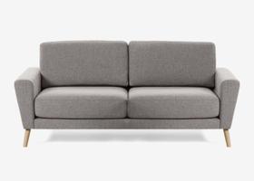Sofá 2 Lugares, Revestimento em Sarja - VEN009 Sofá 2 Lugares, Revestimento em Sarja - VEN009