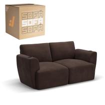 Sofá 2 Lugares Sala De Estar em Tecido Bouclé Modular Damie Na Caixa Sofá 2 Lugares Sala De Estar em Tecido Bouclé Modular Damie Na Caixa