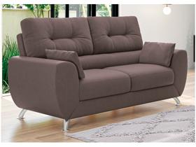 Sofá 2 Lugares Suede Amarilis Linoforte Sofá 2 Lugares Suede Amarilis Linoforte