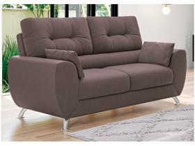 Sofá 2 Lugares Suede Amarilis Linoforte Sofá 2 Lugares Suede Amarilis Linoforte