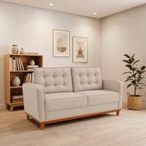 Sofá 2 Lugares Suede Linha Samuel 180cm Sofá 2 Lugares Suede Linha Samuel 180cm