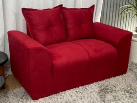 Sofá 2 Lugares Vermelho 608 Porto