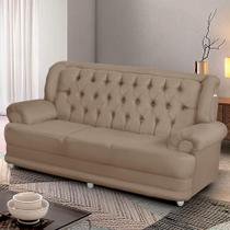 Sofá 2,00m 3 Lugares Suede Finlândia Marrom Castor Sofá 2,00m 3 Lugares Suede Finlândia Marrom Castor