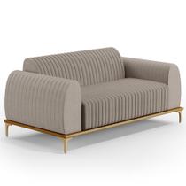 Sofá 210cm 3 Lugares Base Gold Molino D06 Linho C-370 Bege - Mpozenato Sofá 210cm 3 Lugares Base Gold Molino D06 Linho C-370 Bege - Mpozenato