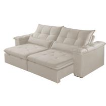 Sofá 210cm Braço 25cm Exclusive Retrátil e Reclinável Meu Sofá Online