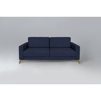 Sofá 210cm Henry Pés Mel Azul Sofá 210cm Henry Pés Mel Azul