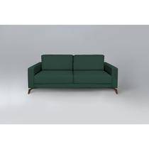 Sofá 210cm Pés Imbuia Henry Verde