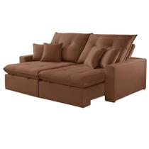 Sofá 230 cm Braço 25 cm Retrátil e Reclinável Império Meu Sofá Online Sofá 230 cm Braço 25 cm Retrátil e Reclinável Império Meu Sofá Online