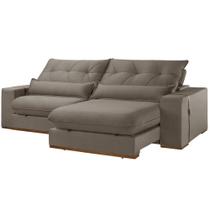 Sofá 230 cm Braço 25 cm Retrátil e Reclinável Lake Meu Sofá Online Sofá 230 cm Braço 25 cm Retrátil e Reclinável Lake Meu Sofá Online