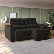 Sofá 230cm com Porta Copos Retrátil e Reclinável Premier